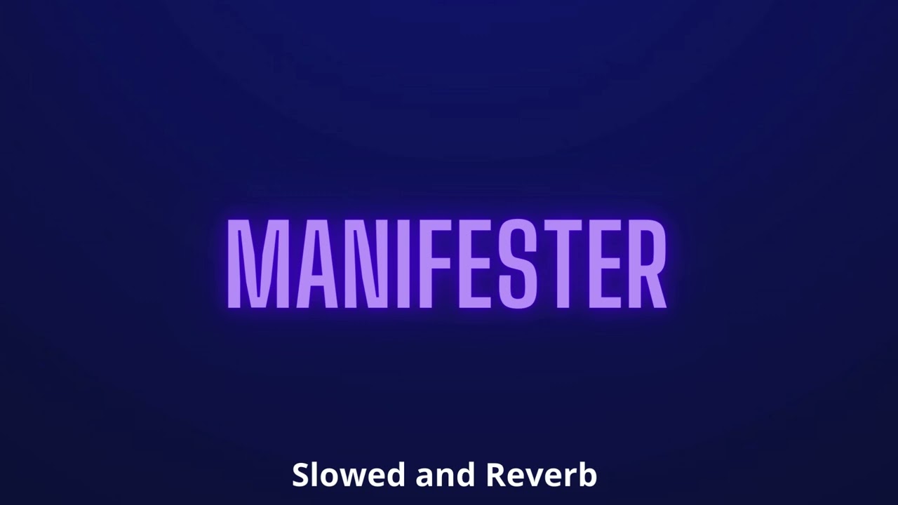 Davy One - Manifester Slowed And Reverb
