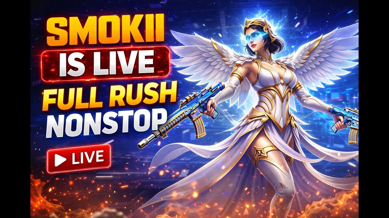 Smokii Is Back | Pubg Mobile | Non Stop Rush | Custom Rooms