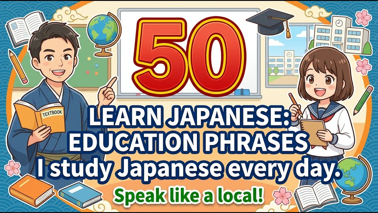 Master 50 Essential Japanese Phrases for Education Conversations!