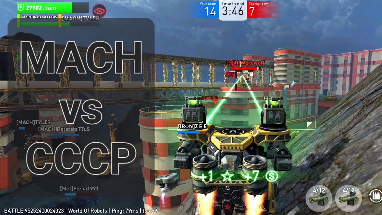 MACH vs CCCP - World Of Robots