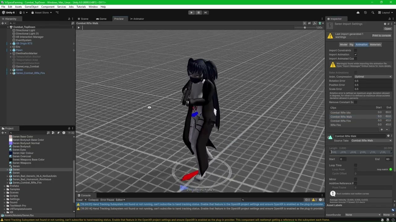 Blender to unity with root motion and multiple armatures