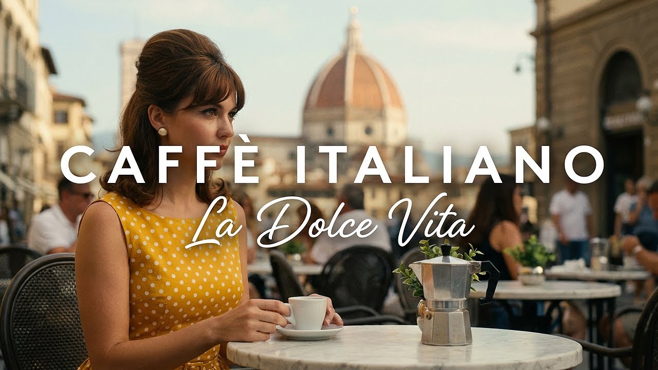 Relaxing Italian Cafe Music ☕ Best Old Italian Songs (La Dolce Vita)