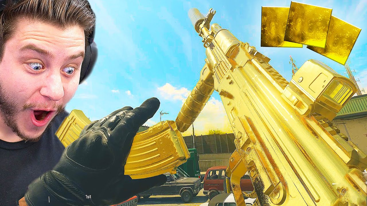 I already Unlocked THE NEW GOLD CAMO multiple times lol (Modern Warfare 2)