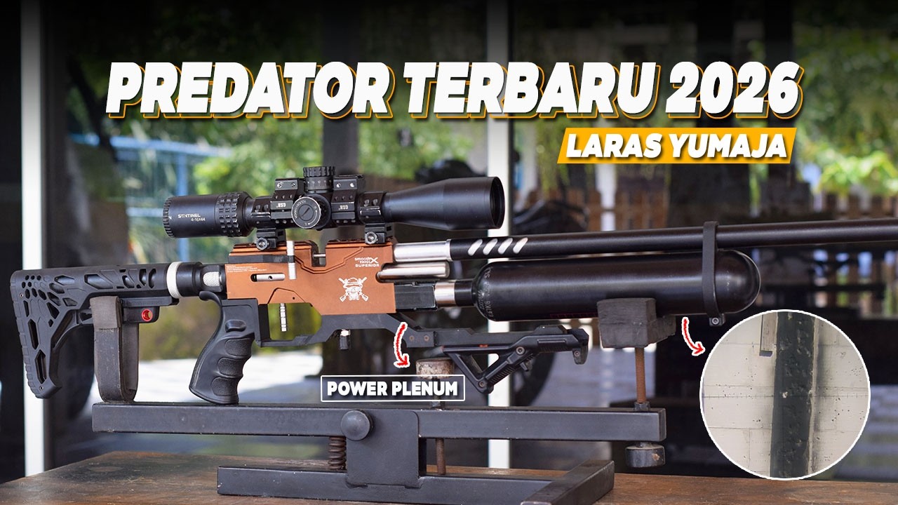 UNIT BARU PREDATOR LARAS YUMAJA AKURASI MANTAP !! PROMO SENAPAN ANGIN PCP PREDATOR X7  TERBARU 2026