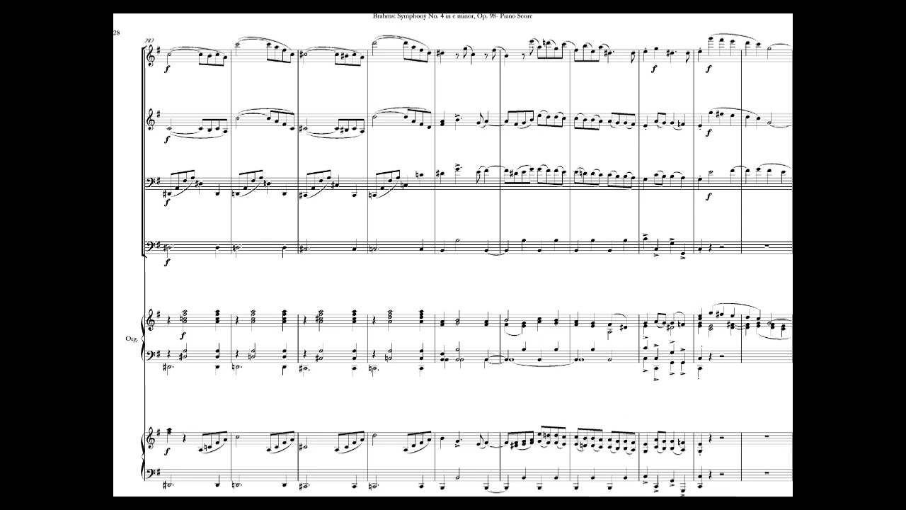 Brahms: Symphony No. 4 (arr. Girtain) - I