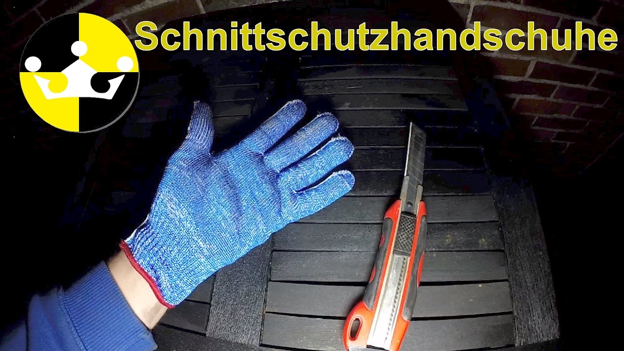Schnittschutzhandschuh   Strickgewebe aus Kunststofffaser mit Draht fadeneinlage Metzger Metzgerei