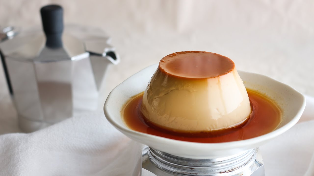 Coffee Crème Caramel [Jiggly and Silky Smooth] Pudding Kopi Karamel