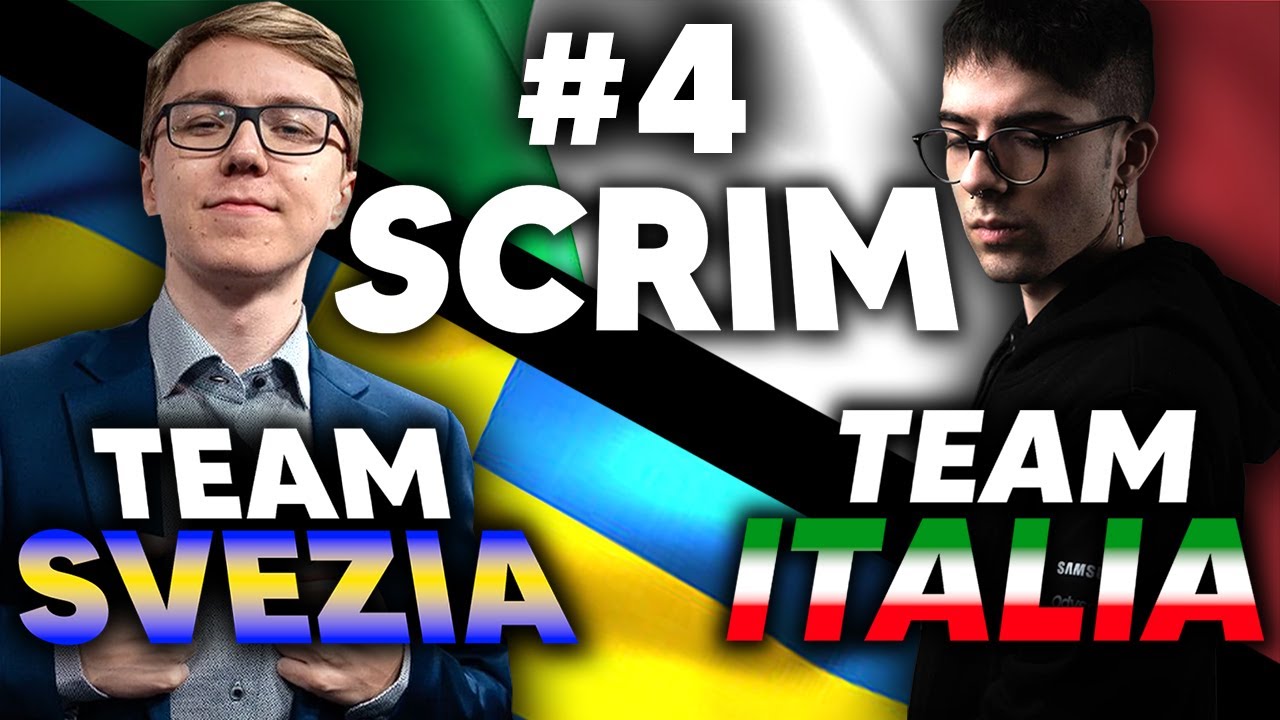 TEAM ITALY VS TEAM SWEDEN - SCRIM GAME 4