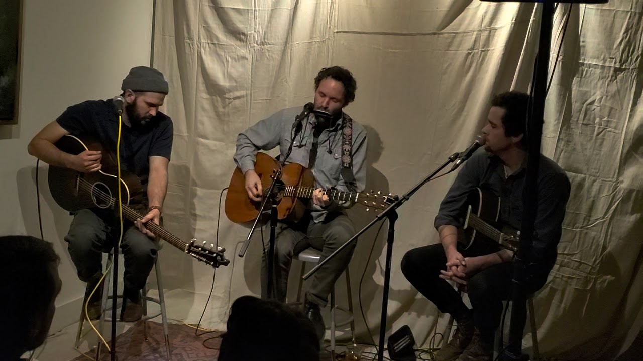 Cabell Tice, Israel Nebeker (Blind Pilot) and Ryan O'Keefe (River Whyless) live concert (Part 3)