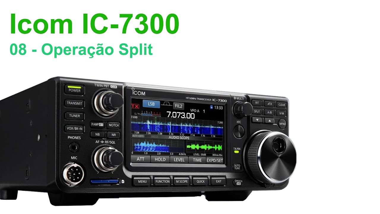 Icom IC-7300 #8 - Operação Split