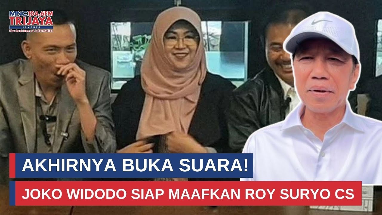 Langkah Mengejutkan Jokowi: Siap Memaafkan Roy Suryo dan Kawan-kawan! Trijaya Update