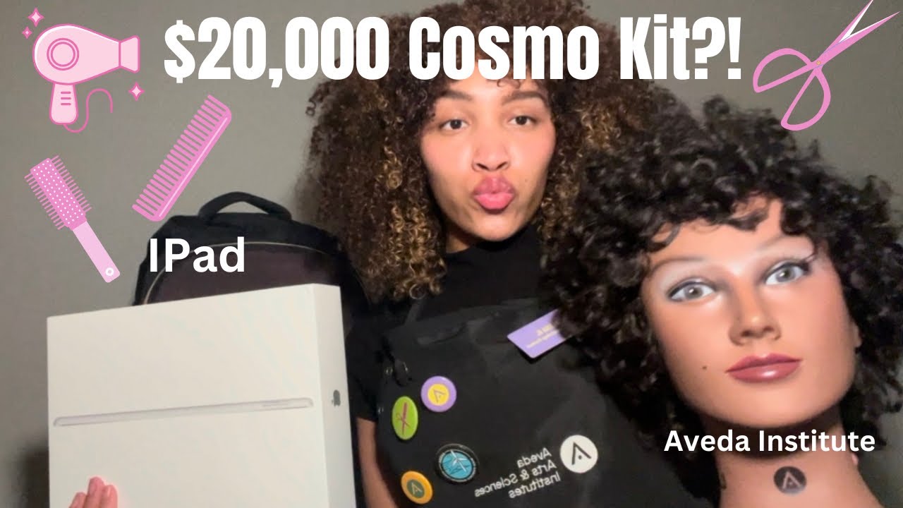 WHAT&rsquo;S IN MY $20,000 COSMETOLOGY KIT || Aveda Institute Houston