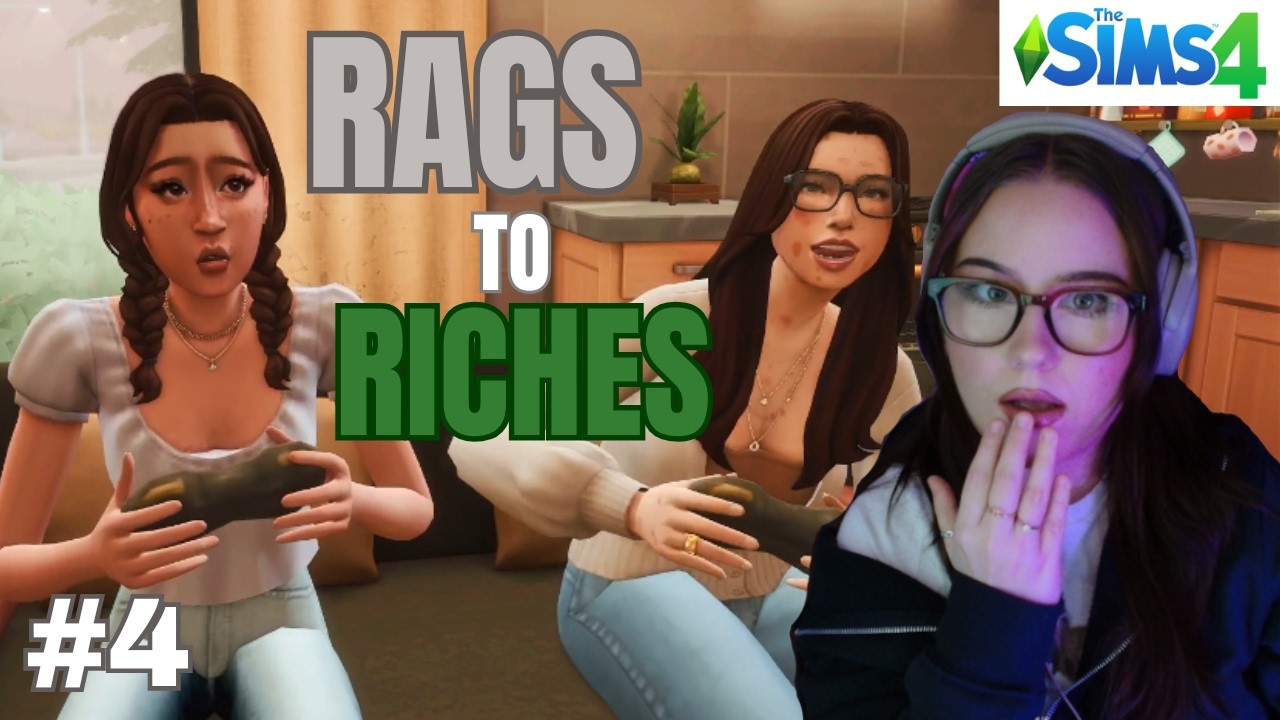 girl... GET A GRIP | Sims 4 Rags To Riches Challenge! [EP 4]