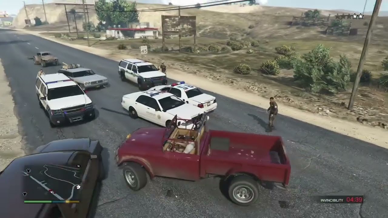 GTA 5: Cops Being Stupid, Trevor And Michael Taunting People, GTA Fun Montage!