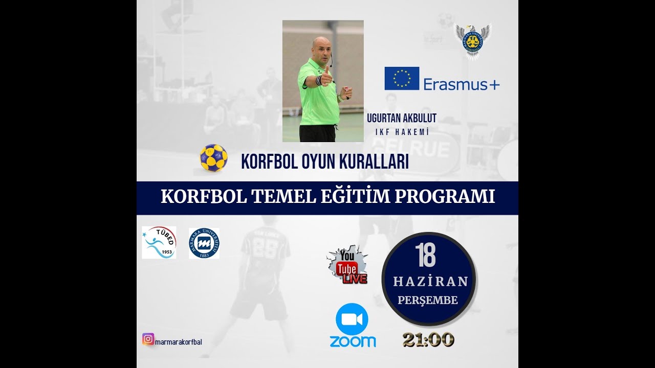Korfbol Oyun Kuralları -Korfbol Temel Eğitim Programı-Erasmus+