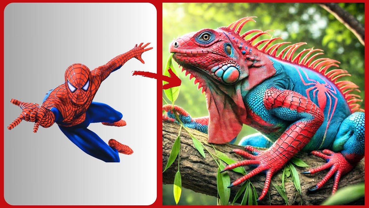 AVENGERS As a Iguana Vengers ALL Characters ( Superhero's Marvel & DC) 2025  @Marvelimage