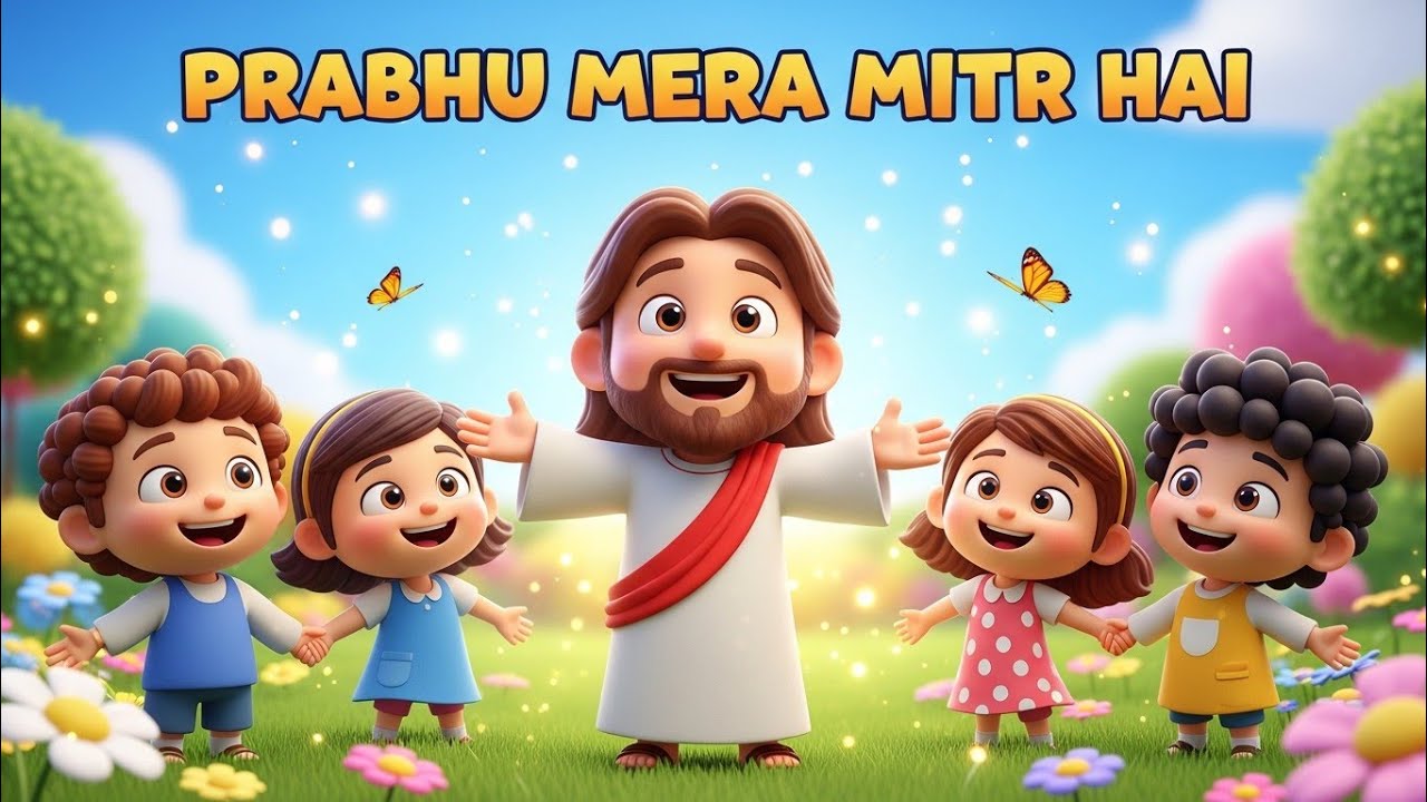 प्रभु मेरा मित्र है 🙏 | Kids Worship Song | Hindi Christian Kids Song | Sunday School Song |