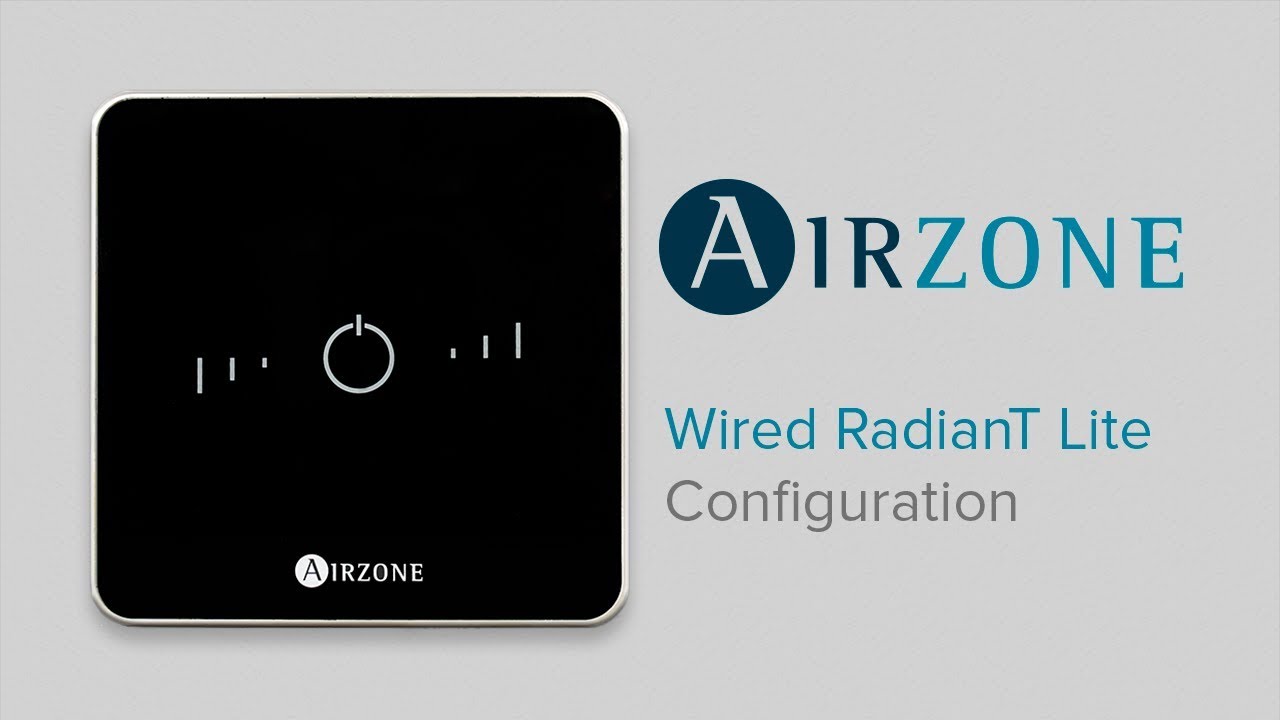 Airzone RadianT365 Wired Lite Thermostat Configuration