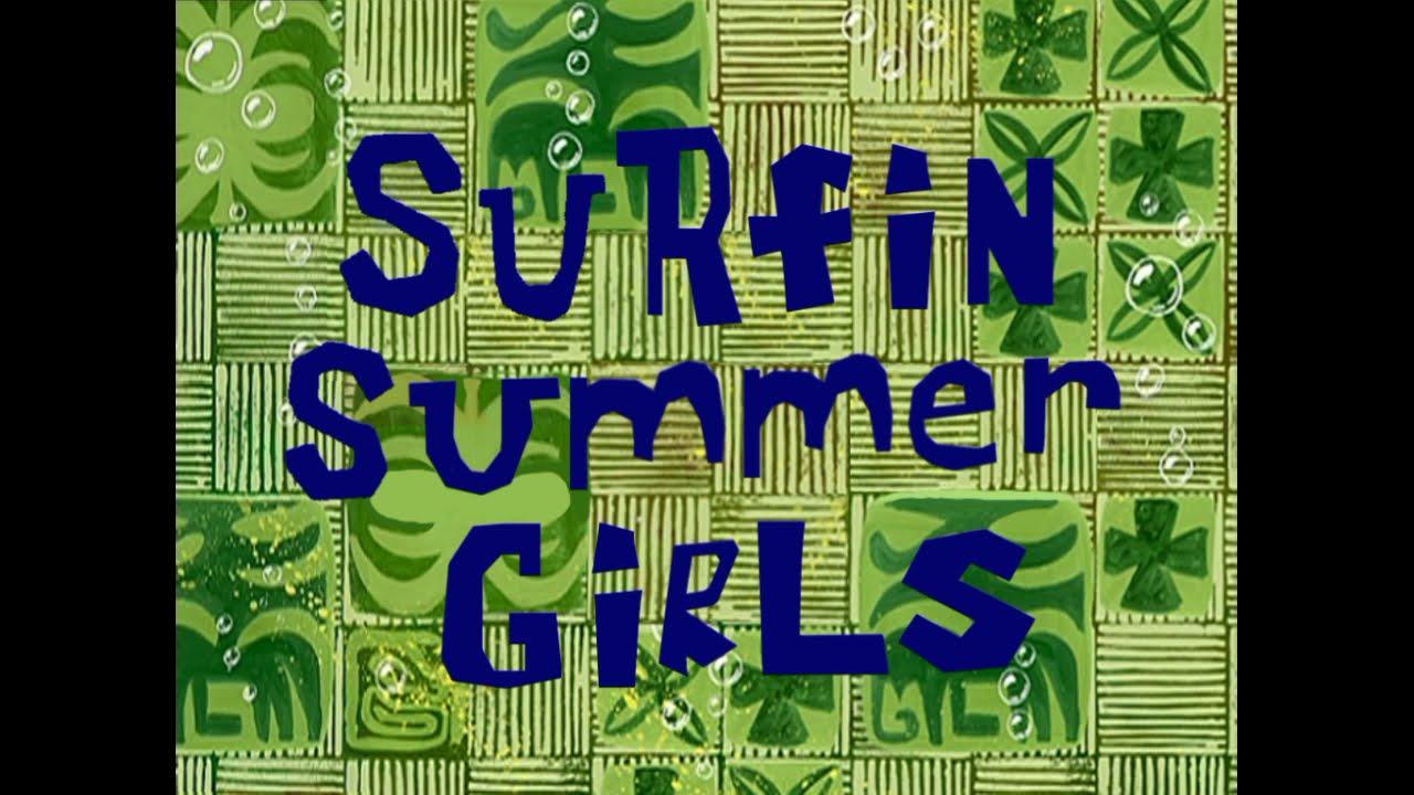 SpongeBob Music: Surfin' Summer Girls