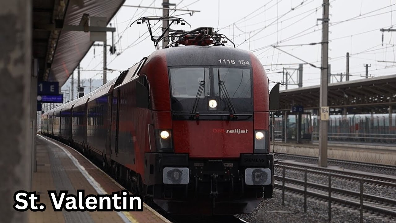 Züge bis zu 200 km/h in St. Valentin ★ 21.08.2025 & 02.08.2025