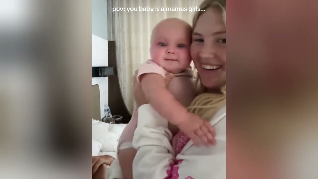 Baby prefers mom over dad.#scarepeople #scream #prank #funny #viral #haha