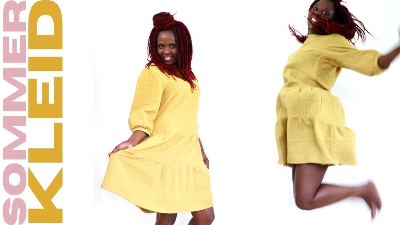 Sommerkleid nähen: Anleitung für ein Stufenkleid