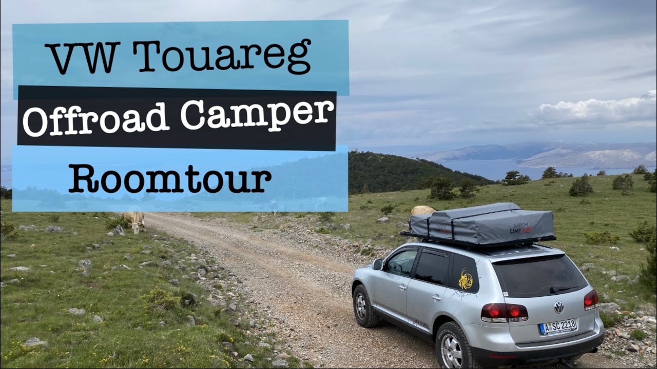 ROOMTOUR 4x4 Offroad Camper - VW Touareg mit Dachzelt Campwerk Adventure 165 Review
