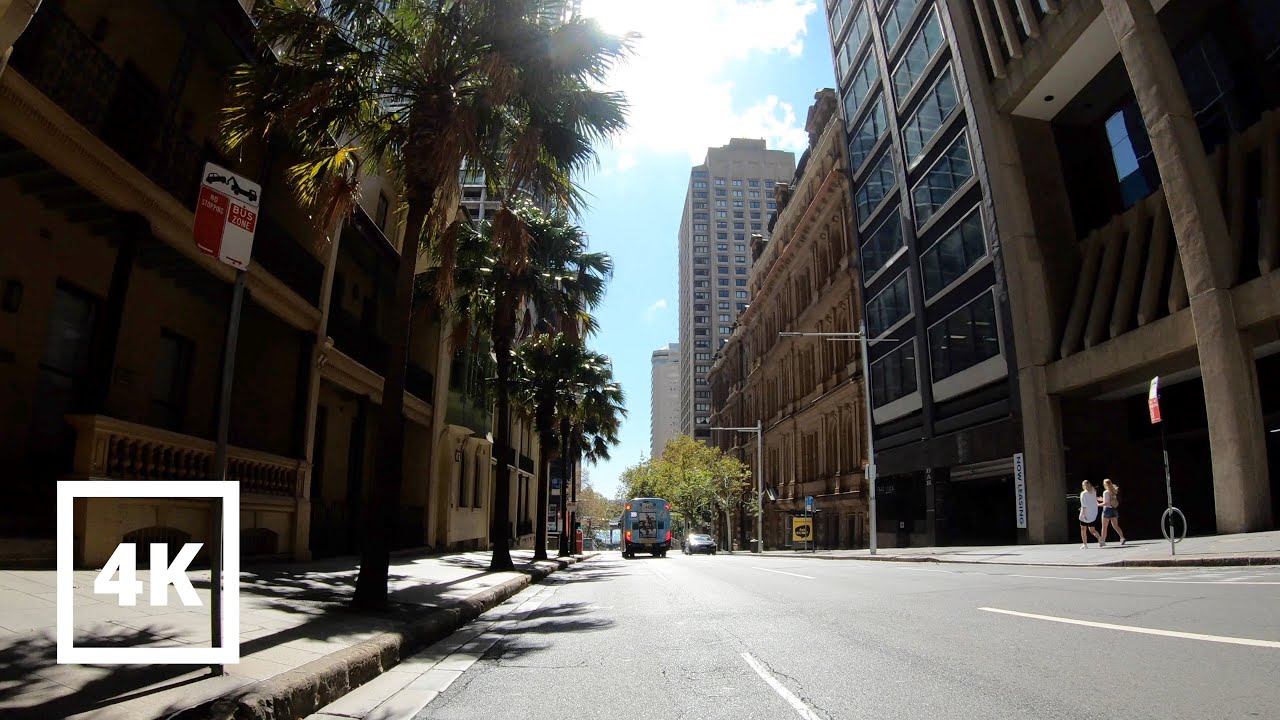 ⁴ᴷ Sydney Bike Tour - City Center, Haymarket, to Pitt Street Mall and Circular Quay - Australia 4K