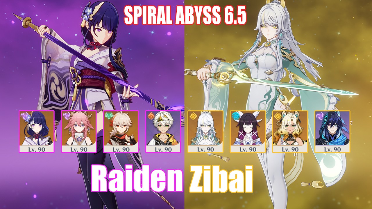 C0 Raiden & C0 Zibai | Spiral Abyss 6.5 | Genshin Impact