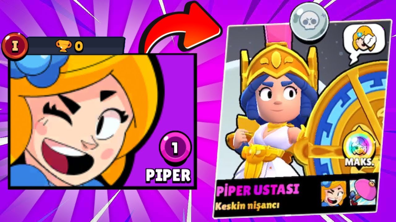 SIFIR HESABA PİPER USTALIĞI KASIYORUM !! BRAWL STARS