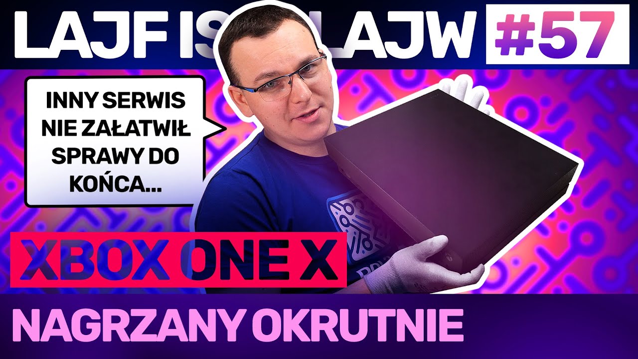 DIAGNOZA Xbox One X PO SERWISIE - SPRAWDZAM! #LIVE57