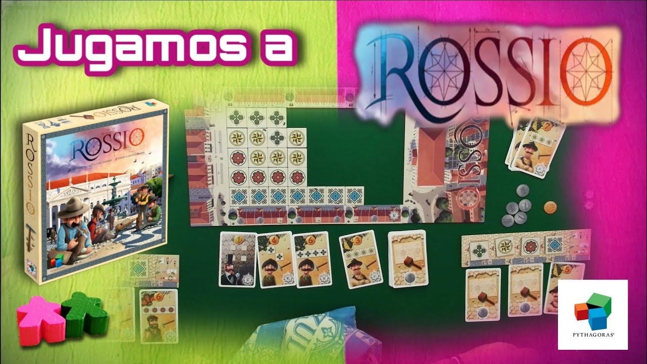 Rossio. Partida a 2 jugadoras para pavimentar la plaza de Lisboa ⚒