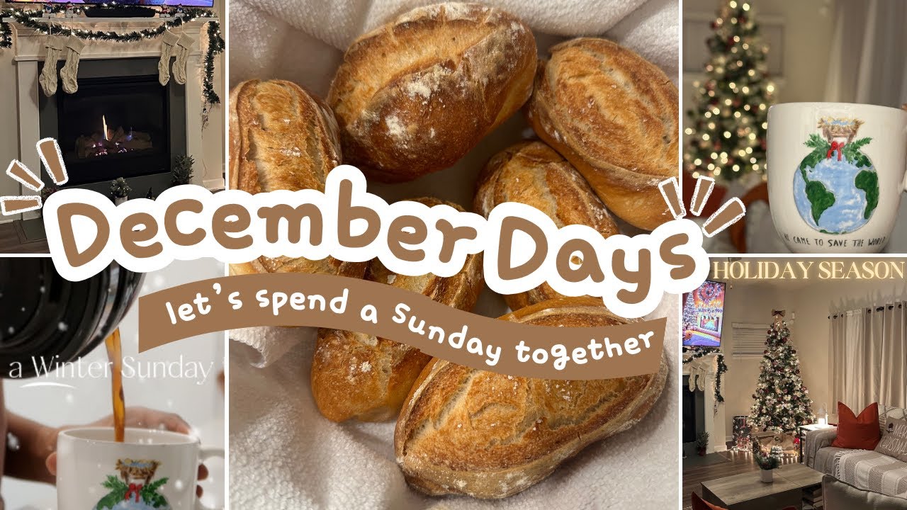 First Winter As a New Mom | Sunday brunch, church, baking & catching up