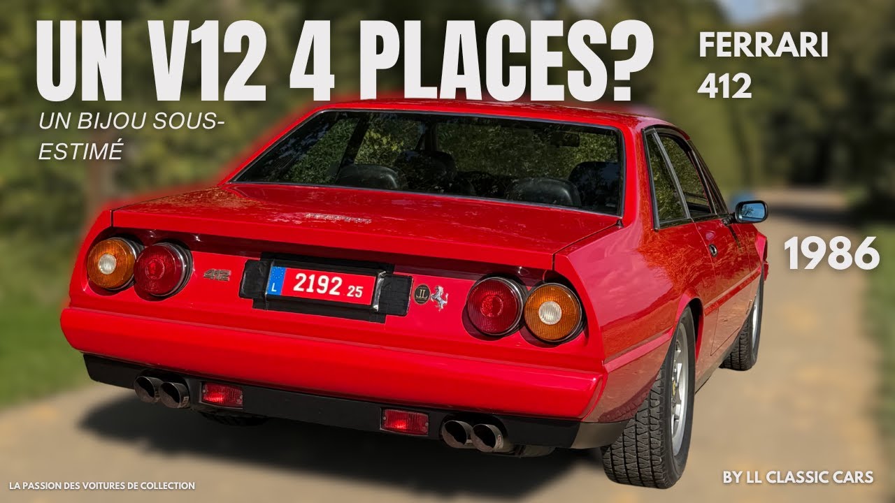 La Ferrari oubliée: la 412, le luxe discret des années 80