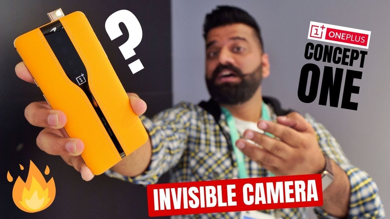 OnePlus Concept One Hands-on & First Look - Invisible Cameras Look Crazy🔥🔥🔥