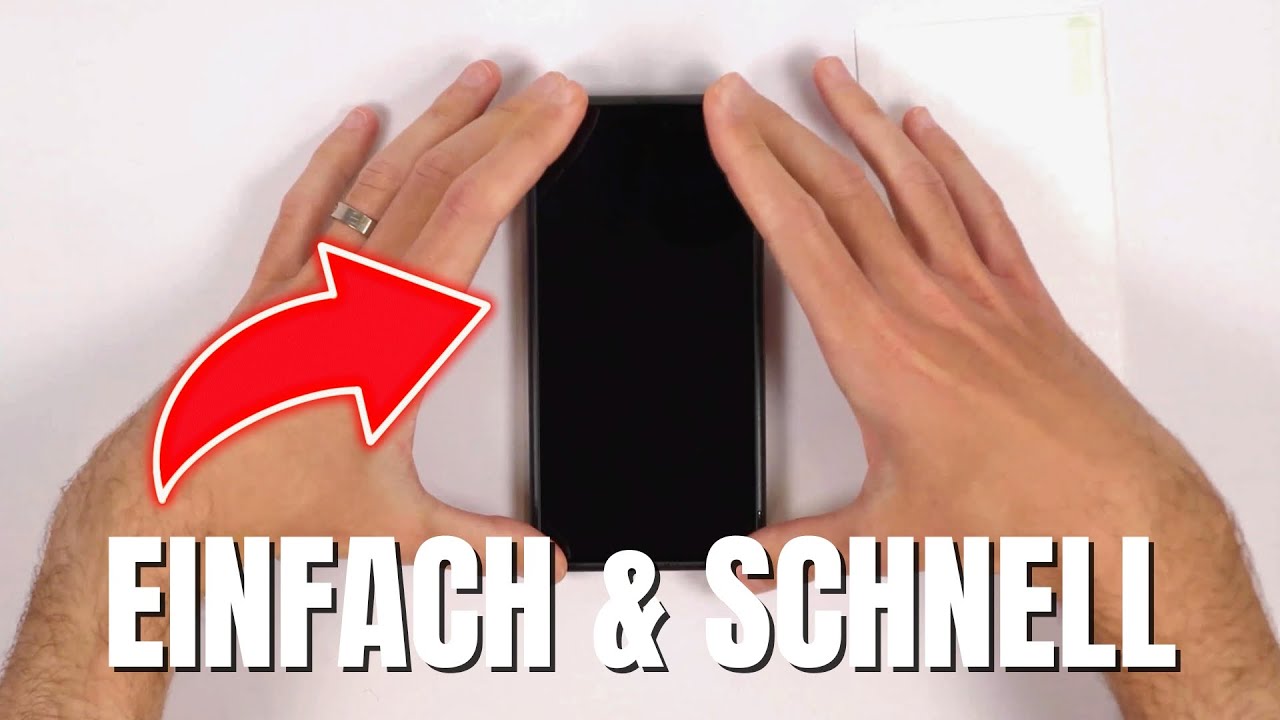 Handy-Schutzfolie anbringen: So einfach sch&uuml;tzt du das Display deines Smartphones!
