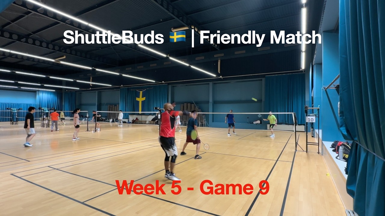 High Energy Doubles Clash 🔥 | Indian Badminton Players Sweden | Week 5 – Game 9
