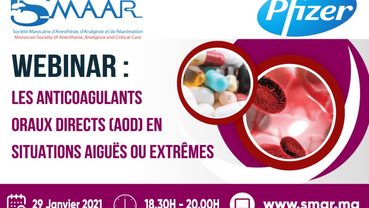 SMAAR- LES ANTICOAGULANTS ORAUX DIRECTS  (AOD)  EN SITUATIONS AIGUËS OU EXTRÊMES