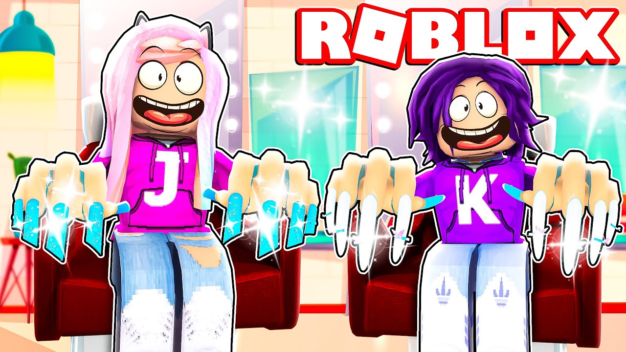 Мы стали дизайнерами маникюра! | Roblox: Акриловые ногти
