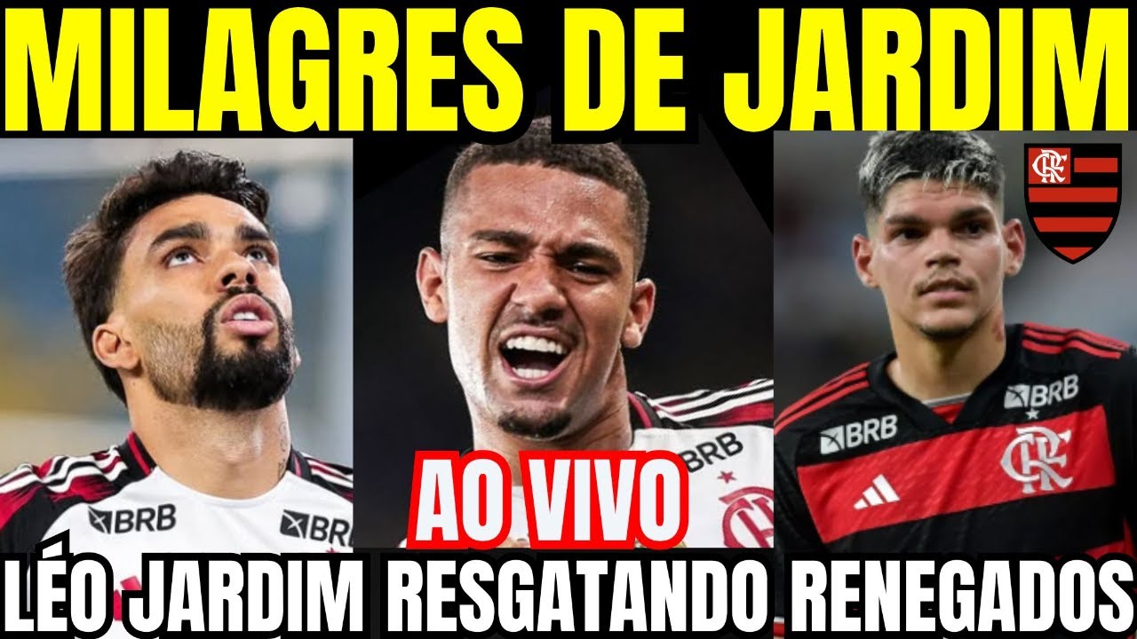 🔴 LÉO JARDIM RECUPERANDO JOGADORES I JOGADORES CONVOCADOS I NOTÍCIAS DO FLAMENGO AO VIVO
