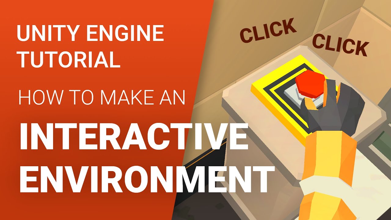HOW TO MAKE A GAME in Unity - Interactive Environment