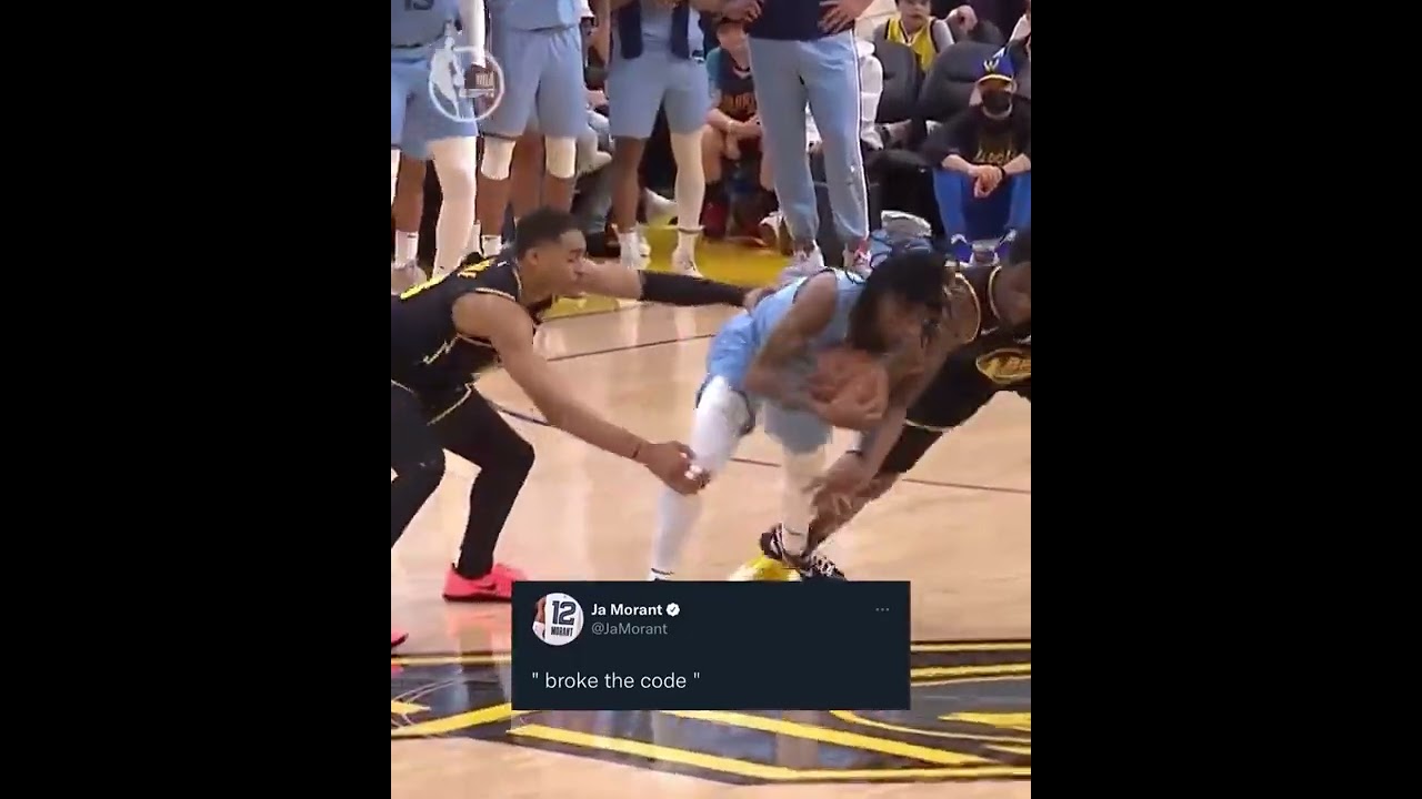Ja Morant reacts to his knee injury by Jordan Poole via social media