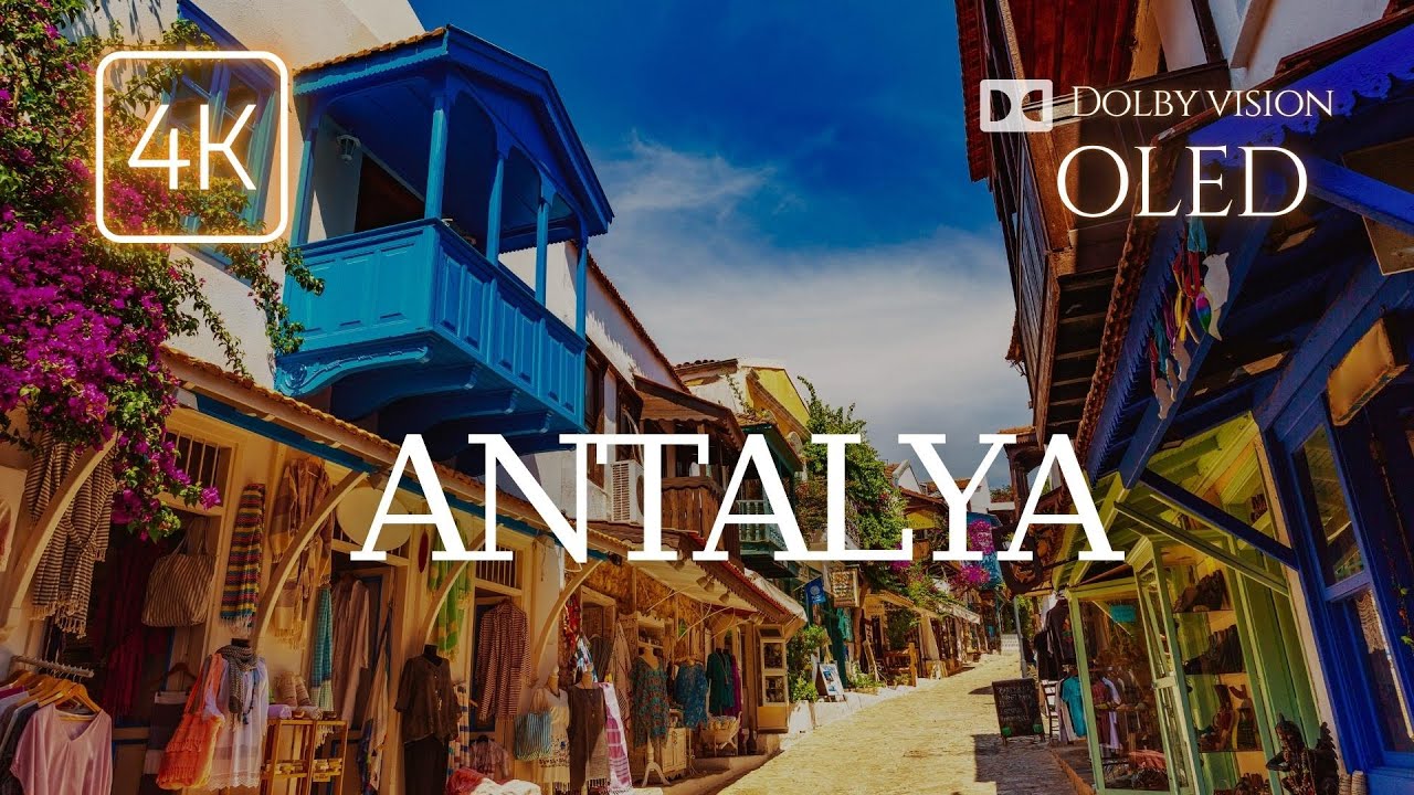 Turkey Antalya City 4K Ultra HD 60fps OLED Demo HDR | Dolby Vision Relaxing Flim,Calming Music