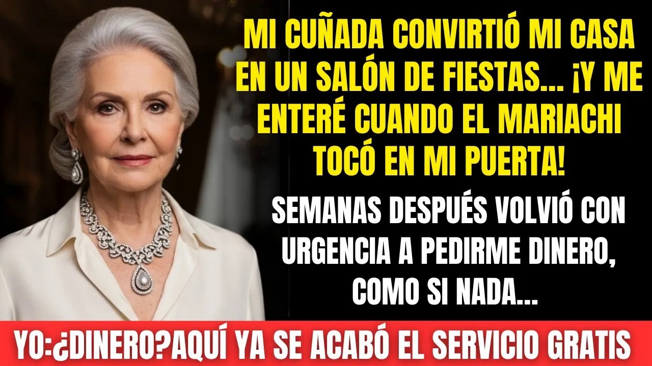 Mi Cuñada Organizó Una Fiesta en Mi Casa Sin Avisar…y Me Enteré Cuando Llegó un Mariachi a la Puerta