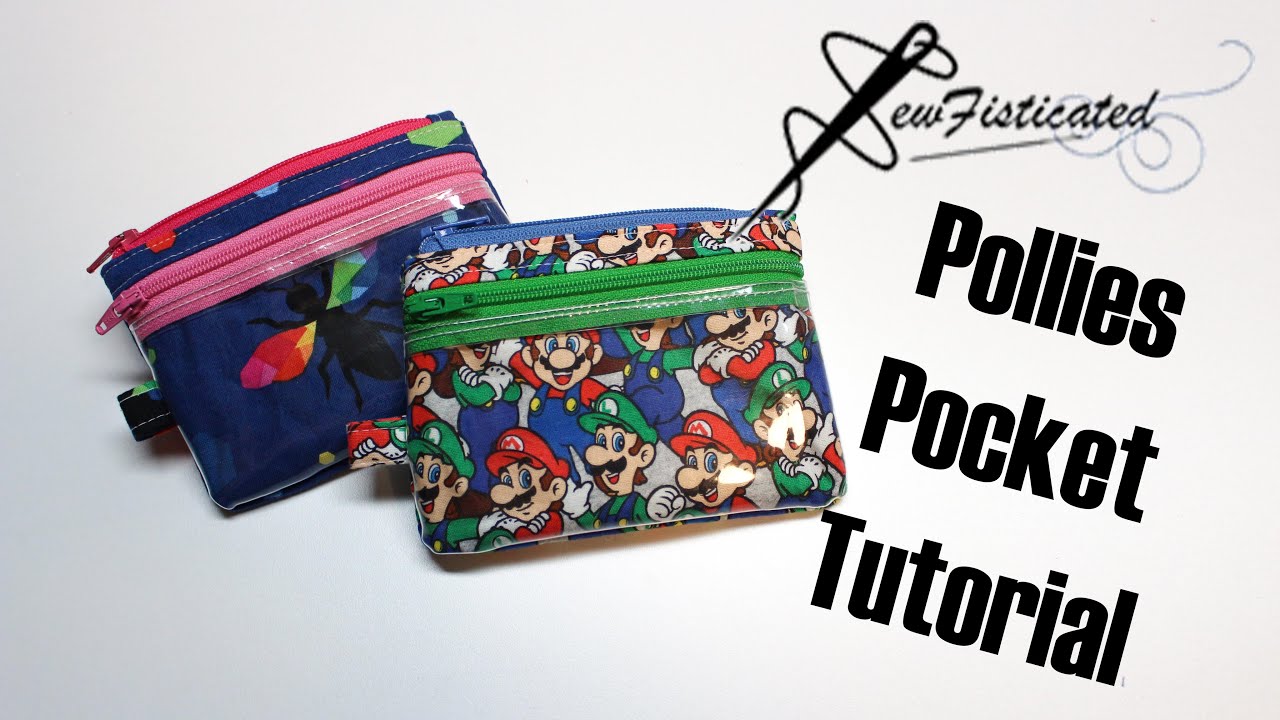 Pollies Pocket Zipper pouch Tutorial