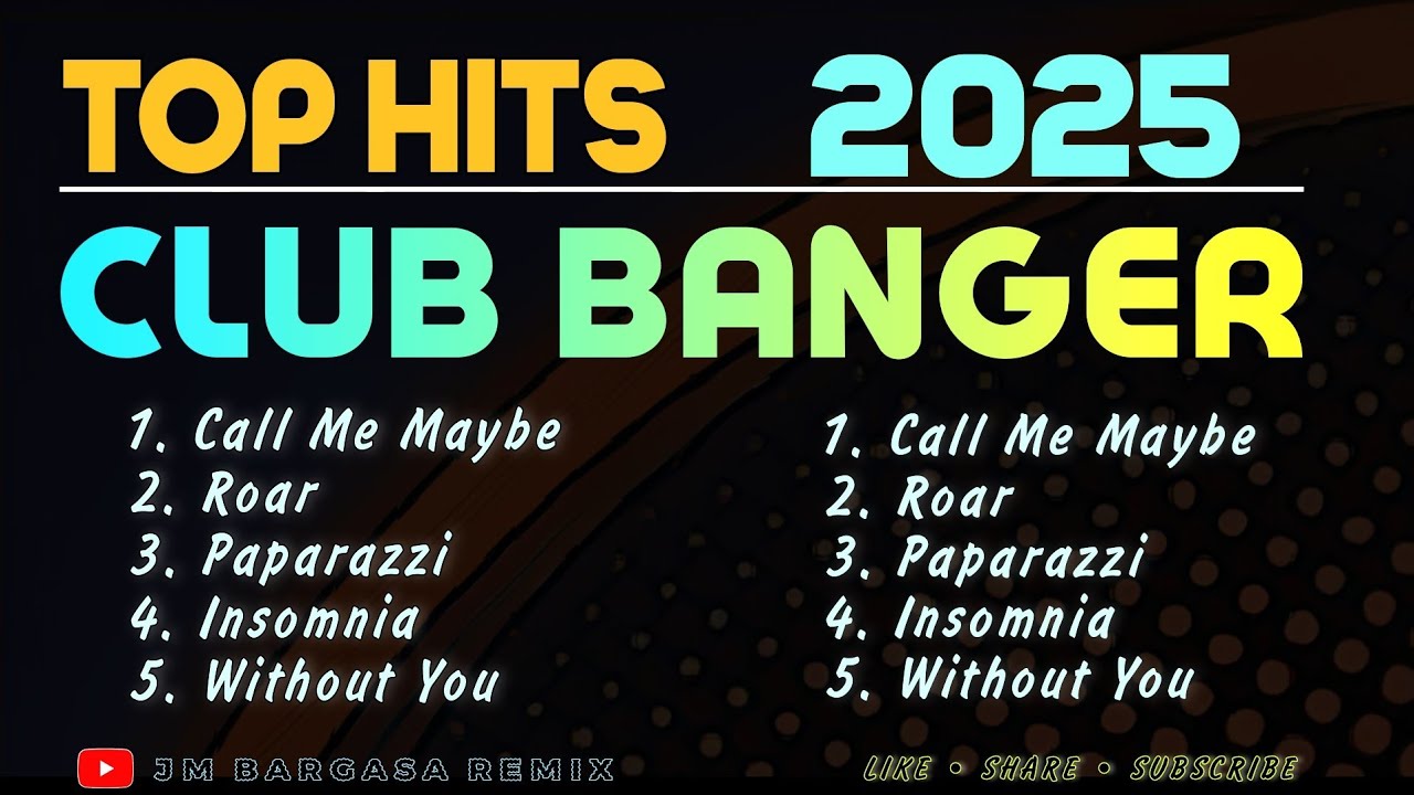 BEST OF CLUB BANGER TOP HITS 2025 MIX  - THROWBACK HITS 2025
