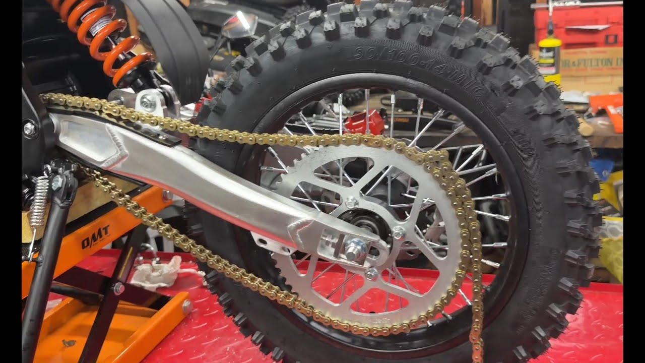 Valtinsu Em5 Aluminum Swingarm Install + 17/14