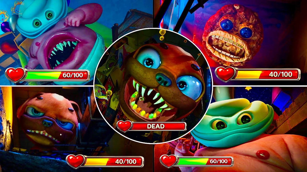 Dark Pals The 1st Floor ►❗️ALL BOSSES WITH HEALPOINTS & HEALTHBARS❤️❗️