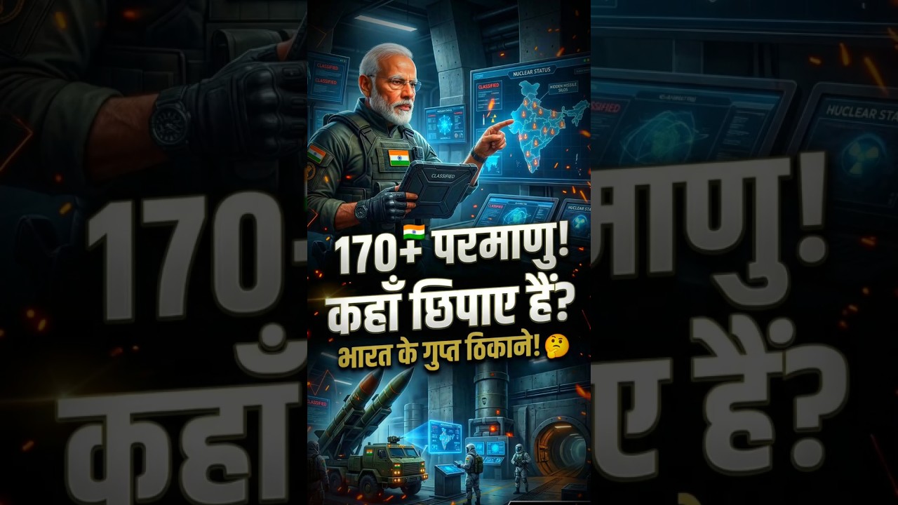 Where are India's 170+ nuclear weapons hidden? 🤫🇮🇳 #Shorts