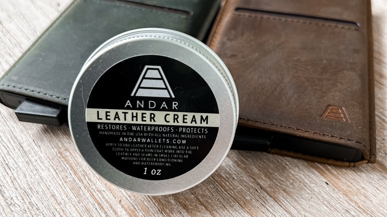 Restoring Andar Pilot Wallet with Leather Cream
